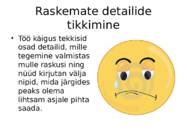 Käsitöö - tikkimine #5