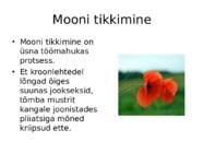 Käsitöö - tikkimine #6