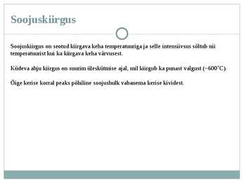 Soojusnähtused saunas #3