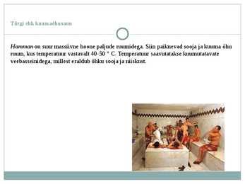 Soojusnähtused saunas #8
