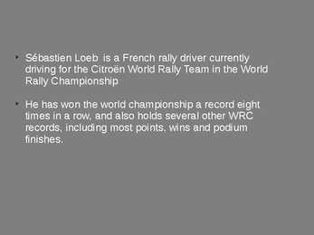 Sebastien Loeb #2