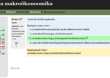 Mikro makro ökonoomika eksam #17