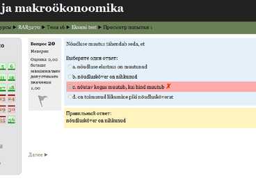 Mikro makro ökonoomika eksam #20