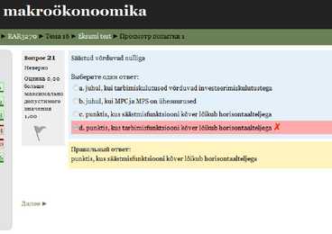 Mikro makro ökonoomika eksam #21