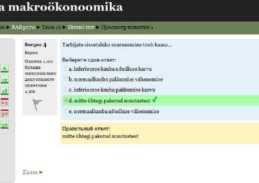 Mikro makro ökonoomika eksam #4
