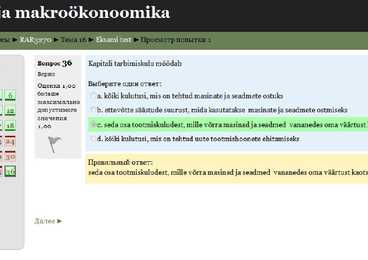 Mikro makro ökonoomika eksam #36