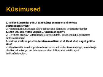 Postmodernism #13