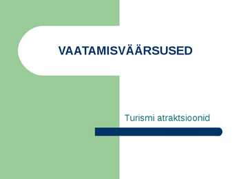 VAATAMISVAARSUSED