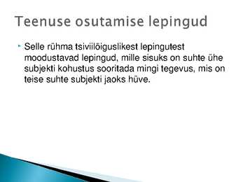 Võlaõigusseadus #13