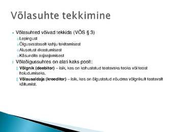 Võlaõigusseadus #4
