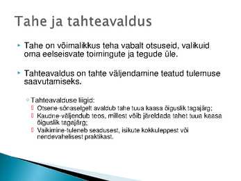 Tehingud-õigussuhte subjektid #11