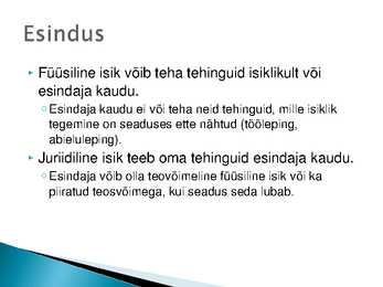 Tehingud-õigussuhte subjektid #16