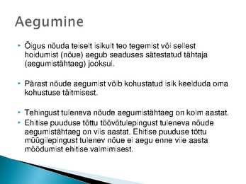 Tehingud-õigussuhte subjektid #18