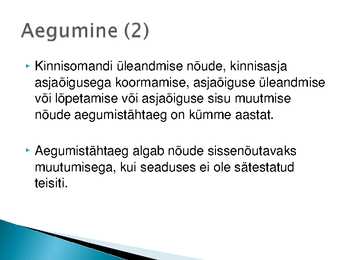 Tehingud-õigussuhte subjektid #19