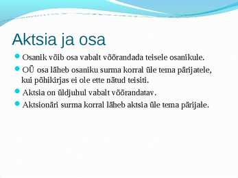 Äriseadustik #29