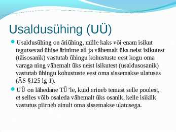 Äriseadustik #10