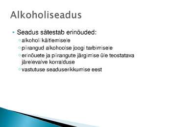 Majutust ja toitlustust reguleerivad õigusaktid #11