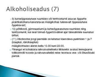Majutust ja toitlustust reguleerivad õigusaktid #17