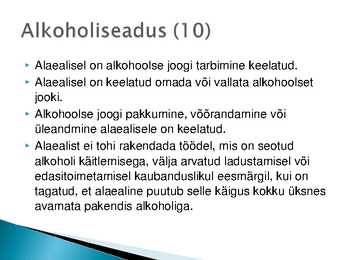 Majutust ja toitlustust reguleerivad õigusaktid #20