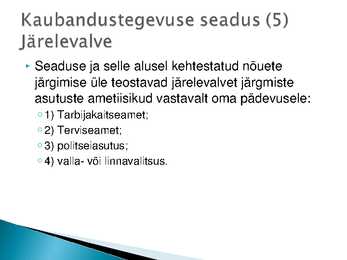 Majutust ja toitlustust reguleerivad õigusaktid #32