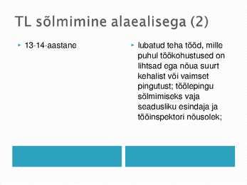 Töösuhte tekkimine-lepingu sõlmimine #16