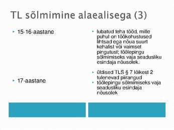 Töösuhte tekkimine-lepingu sõlmimine #17