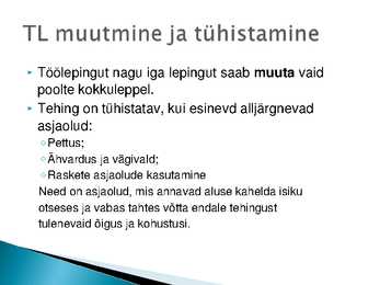 Töösuhte tekkimine-lepingu sõlmimine #19