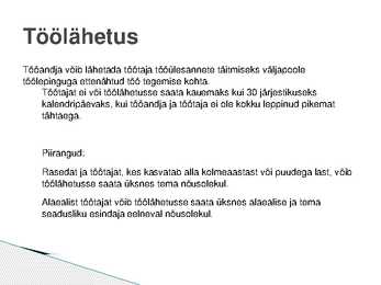 Poolte kohustused #11