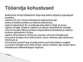 Poolte kohustused #15
