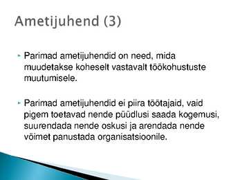 Ametijuhend-töötajate vastutuse piirangud #4