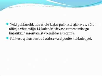Puhkused #8