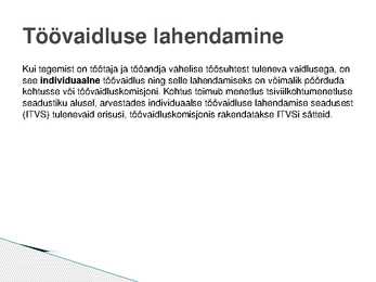 Töölepingu lõppemine #24