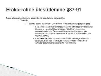 Töölepingu lõppemine #4