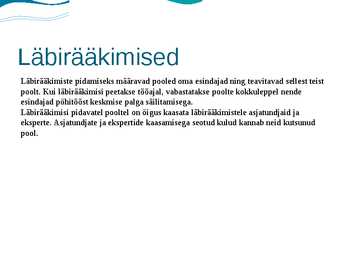Kollektiivleping ja kollektiivse töötüli lahendamine #5