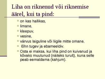 Liha eeltöötlemine #11