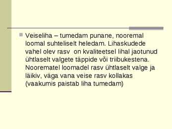 Liha eeltöötlemine #3