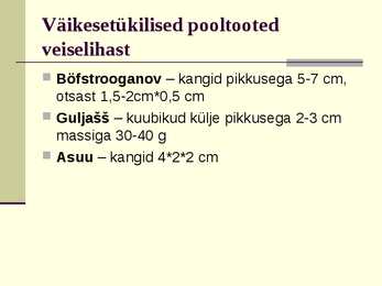 Liha eeltöötlemine #32