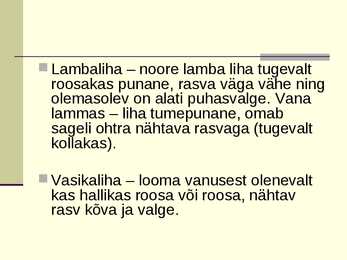 Liha eeltöötlemine #5