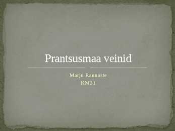 Prantsusmaa veinid