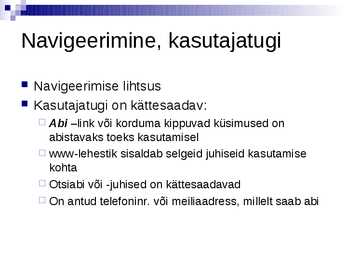 Digikogude valikukriteeriumid #6