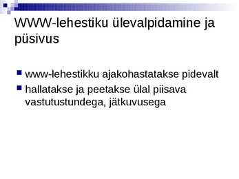 Digikogude valikukriteeriumid #8