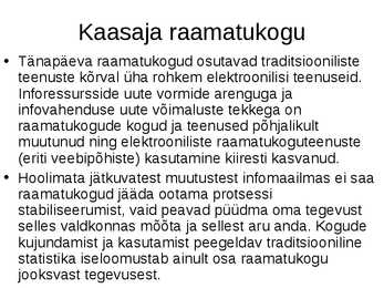 Digikogud ja digitaalraamatukogud #2