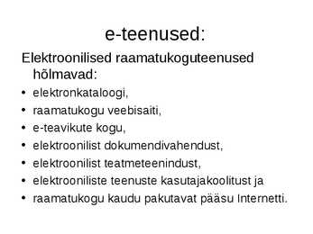 Digikogud ja digitaalraamatukogud #15