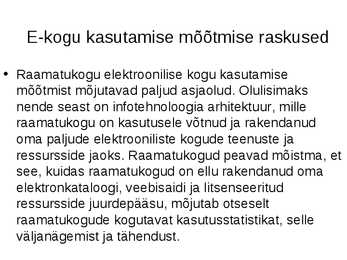 Digikogud ja digitaalraamatukogud #29
