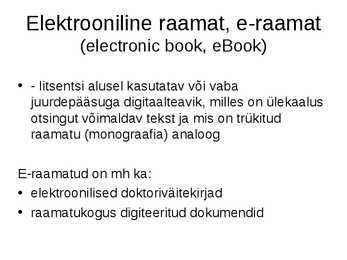 Digikogud ja digitaalraamatukogud #32