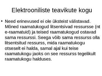 Digikogud ja digitaalraamatukogud #6