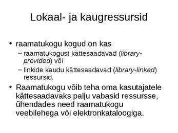 Digikogud ja digitaalraamatukogud #8
