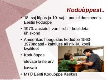 Koduõppe liikumine #5