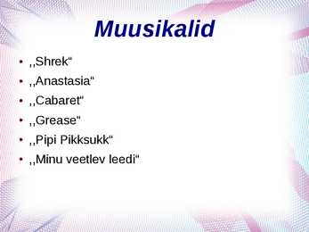 Muusikaüritused mai kuus 2013 aastal #2
