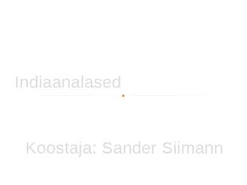 Indiaani hõimud